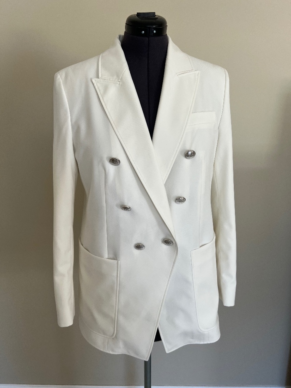 BOSS Womens Blazer Jacket Ivory Size Medium